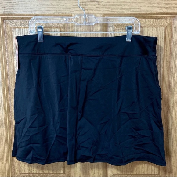 New Zip Pocket Swim Skort w/ shorts Swimsuits For All skirt bottom Plus Size 20 - Picture 5 of 5